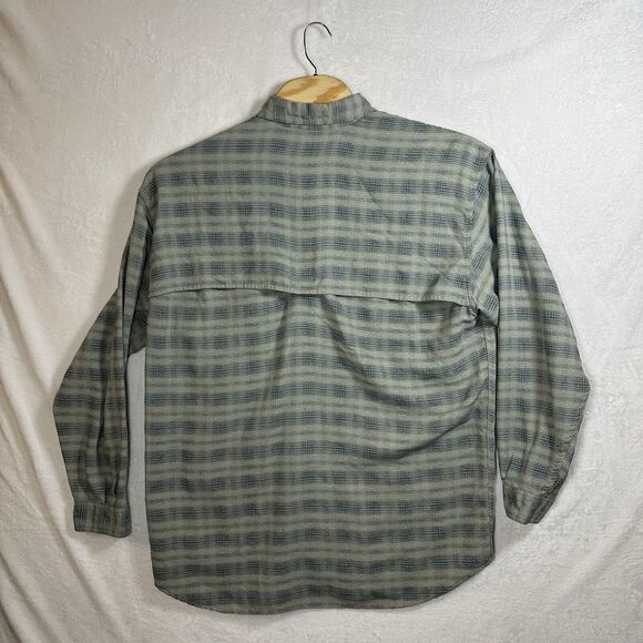 REI Shirt Long Sleeve Button Down Men’s Size XLT Vented Outdoor Hike Camp Green - Picture 4 of 14